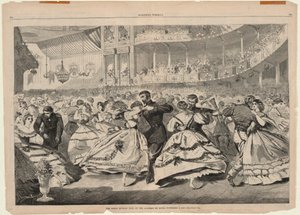 O Grande Baile Russo na Academia de Música, 5 de novembro de 1863, de Harper de Winslow Homer