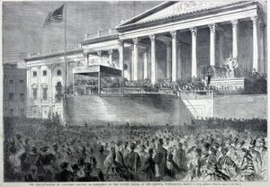 A tomada de posse de Abraham Lincoln como Presidente, de Harper