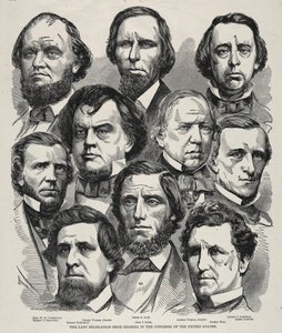 A última delegação da Geórgia no Congresso dos Estados Unidos. de Winslow Homer