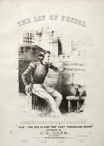 A Leiga do Pestal - Capa da partitura de Winslow Homer