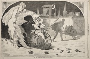 O Ano Novo - 1869 de Winslow Homer