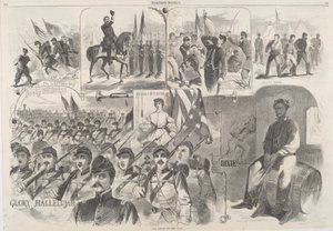 The Songs of War, publicado em 1861. de Winslow Homer