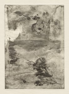 Duas cabeças (estudo a partir de "Undertow") de Winslow Homer