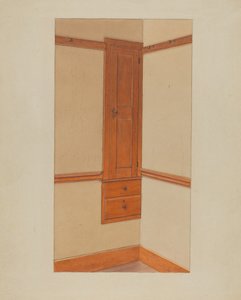 Closet and Drawers, c. 1938.
