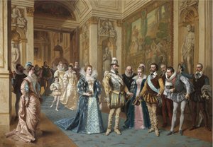 Henrique IV e Maria de Médici de Wladyslaw Bakalowicz