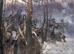Batalha de Olszynk Grochowsk, Varsóvia, 25 de fevereiro de 1831, 1912