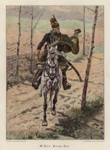 Hussar polonês (cor litho)
