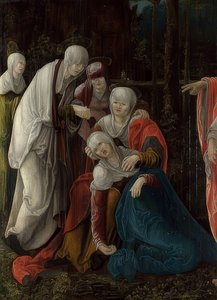 Adeus de Cristo a Maria (fragmento). Por volta de 1520