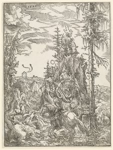 São Jorge matando o dragão de Wolf Huber