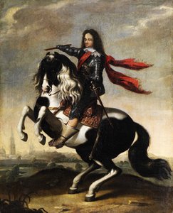 Retrato equestre de Valdemar Christian de Schleswig-Holstein 1622-1656