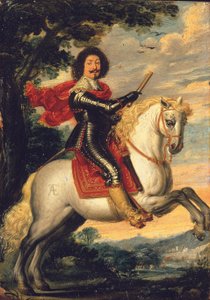 Retrato equestre de um cavalheiro