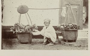 Portador javanês com frutas de Woodbury and Page