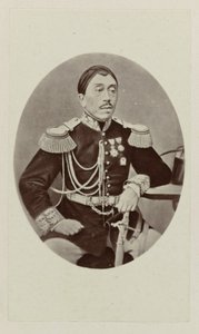 Retrato de Mangkoe Negoro IV de Woodbury and Page