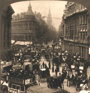 Cheapside, Londres, 1896. de Works and Sun Sculpture Studios