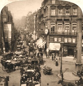 Fleet Street, Londres, 1896.