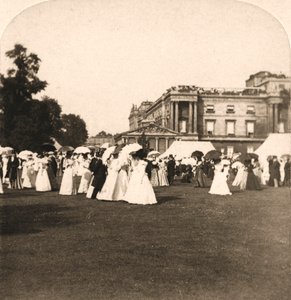 Festa no Jardim, Palácio de Buckingham, Londres, Inglaterra, 1900.