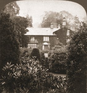 Rydal Mount, casa de William Wordsworths, Lake District, Engalnd, 1903. de Works and Sun Sculpture Studios