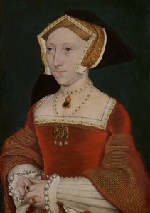 Holandês: Retrato de Jane Seymour (1509-1537) Retrato de Jane Seymour (1509-1537) de Workshop of Hans Holbein the Younger