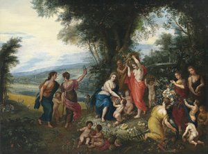 Alegoria do verão de Workshop of Jan Brueghel the Elder