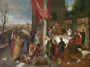 Alegoria do inverno de Workshop of Jan Brueghel the Elder