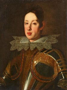 Retrato de Ferdinando II de Medici Grão-Duque da Toscana de Workshop of Justus Sustermans