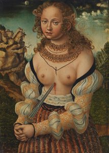 Alemão: Selbstmord der Lucretia Suicídio de Lucretia de workshop of Lucas Cranach the Elder