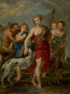 Diana e as suas ninfas na caça