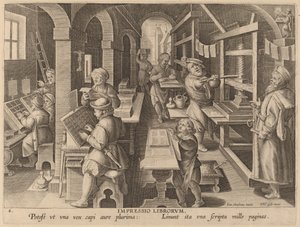 Impressões de livros (livros de impressão) de Workshop of Philip Galle after Jan van der Straet