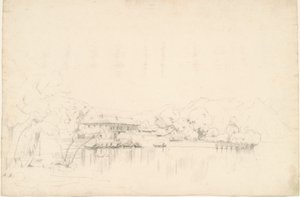 Casas do Lago de Worthington Whittredge