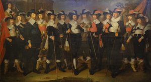 Oficiais e Guardas da Companhia do Coronel Herman Herbertsz. de Wouter Crabeth II