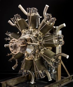 Lawrance J-1, Motor Radial 9, ca. 1922. de Wright Aeronautical