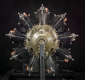 Wright Cyclone P-1, Motor Radial 9, ca. 1925. de Wright Aeronautical