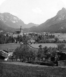 Bad Reichenhall e Grossgmain, Alemanha e Áustria, c1900s. de Wurthle and Sons