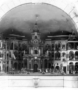 Teatro mecânico, Castelo Hellbrunn, Salzburgo, Áustria, c1900