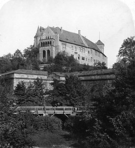 Castelo de Nuremberg, Nuremberg, Alemanha, c1900s. de Wurthle and Sons