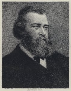 Jean Francois Millet, pintor francês (litho)