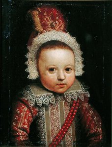 Retrato de uma criança (óleo sobre painel)