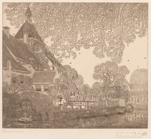 Folhas caindo, Amersfoort de Wynand Otto Jan Nieuwenkamp