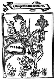 Richard I Coeur de Lionheart, Rei da Inglaterra do século XII, 1528 de Wynkyn de Worde