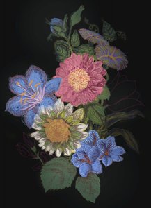 Arranjo floral vibrante de XHOZUCAN