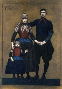 Marcado (aguarela sobre papel)