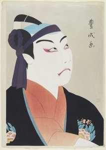 Ator Matsumoto K Shir VII como Sukeroku, 1920 (impressão de woodblock de cor)