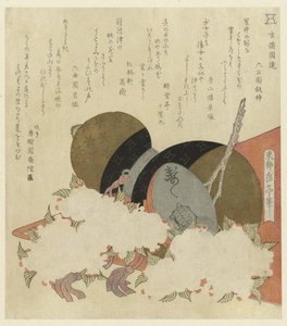 Natureza morta com uma cabaça de Yashima Gakutei