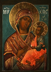 A Virgem Hodegetria, início do século XVIII. de Yegor Ivanovich Grek