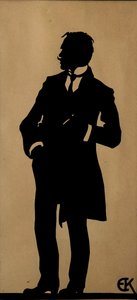Retrato do poeta Jurgis Baltrusaitis 1873-1944, década de 1910.