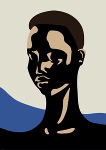 Retrato sem título, 2017, (digital)