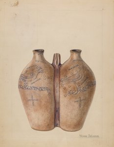 Gemel Bottle, c. 1936. de Yolande Delasser