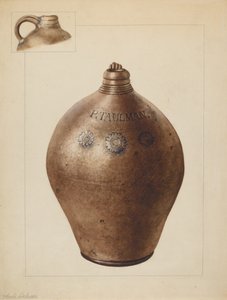 Jug, c. 1937. de Yolande Delasser