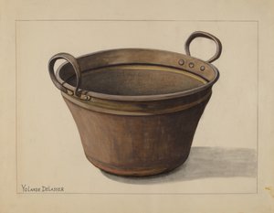 Kettle, c. 1935. de Yolande Delasser