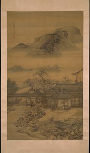 Chegada da primavera no Han Palace 漢宮春曉圖 de Yuan Jiang